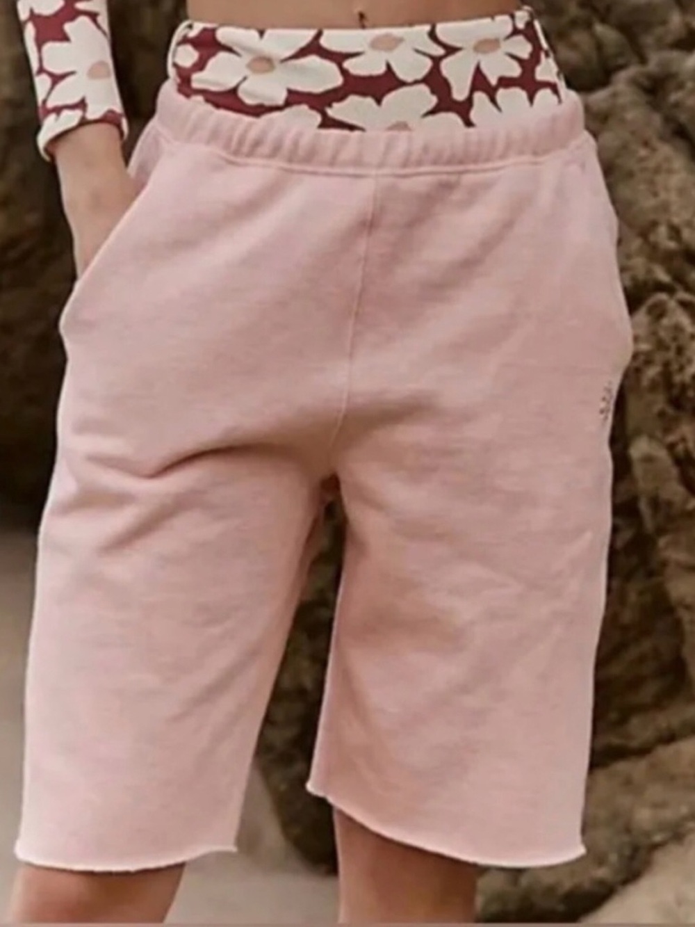 FP Movement pastel peach XS shorts